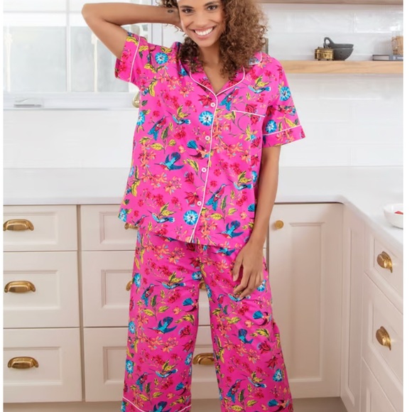 Printfresh Hummingbird Haven - Cotton pajamas - Picture 1 of 4